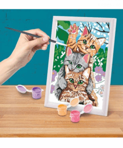 Alternative view of Set creativ, Pictura pe numere, Pisicute, 9 ani+
