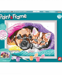 Set creativ, Pictura pe numere, Prieteni dragalasi, 7 ani+