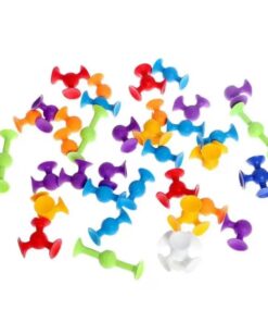 Alternative view of Set creativ, joc de constructie, 36 ventuze, 3 ani