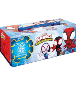 Set de colorat cu 50 de accesorii, Marvel Spidey, 3 ani+