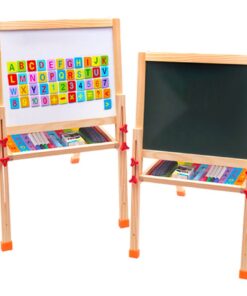 Tabla din lemn magnetica, cu 2 suprafete, Ajustabila, 150 cm