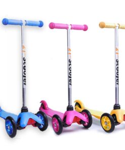 Alternative view of Trotineta reglabila cu 3 roti din silicon, Albastru 3 ani