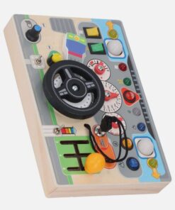 Busy Board cu 16 activitati, Electricitatea, 3 ani +