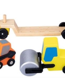 Alternative view of Camion Transportator din lemn cu 2 Vehicule, 3 ani+