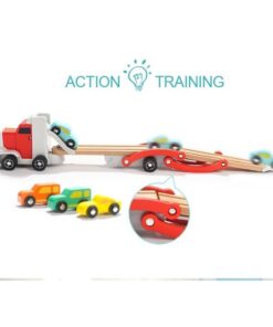 Alternative view of Camion Transportator din lemn cu 4 Vehicule, 3 ani+