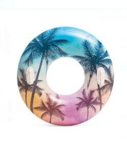 Alternative view of Colac gonflabil cu manere, 97 cm, Multicolor, Intex, 9 ani+