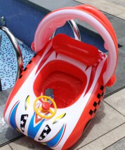 Alternative view of Colac gonflabil cu parasolar si volan,1 – 6 ani, Masinuta
