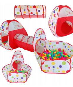 Cort de joaca si tunel pentru copii 3 in 1, 310 cm