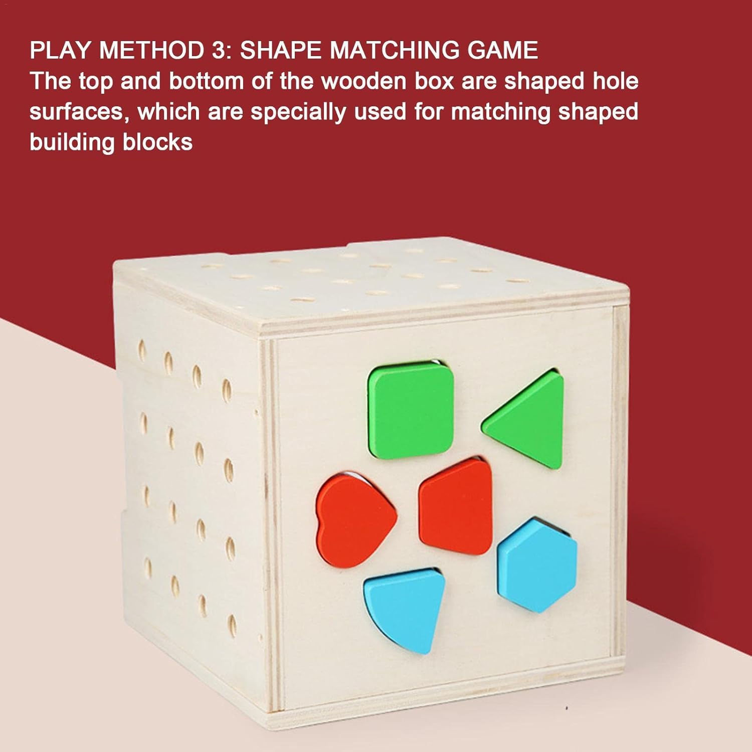 Cub multifunctional cu 5 activitati de tip Montessori, 3 ani+ - imagine 6