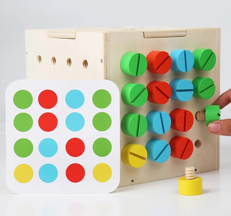 Cub multifunctional cu 5 activitati de tip Montessori, 3 ani+ - imagine 3