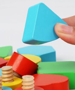 Alternative view of Cub multifunctional cu 5 activitati de tip Montessori, 3 ani+