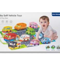 Alternative view of Joc bebe, set 9 masinute textile si covoras, 12 luni+