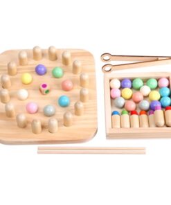 Joc de societate si memorie, din lemn - Memory Chess, 3 ani