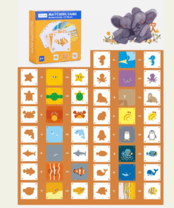 Alternative view of Joc educativ de memorie si asociere, Animale marine, 3 ani