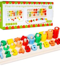 Joc logaritmic 5 in 1 activitati, 3 ani