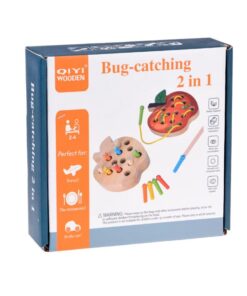 Joc magnetic de pescuit si joc siretuit din lemn, Mar, 3 ani