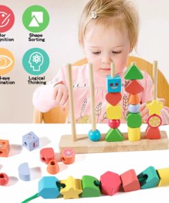 Alternative view of Joc sortare, insiruire - Margele Montessori, 3 ani