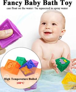 Alternative view of Jucarie educativa bebe, set 9 cuburi moi, 6 luni+