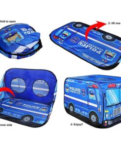 Alternative view of Loc de joaca pentru copii, cort, 110cm, Masinuta de politie