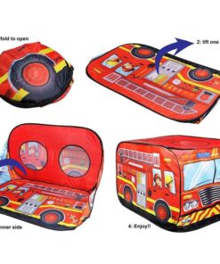 Alternative view of Loc de joaca pentru copii, cort, 110cm, Masinuta de pompieri, 110cm