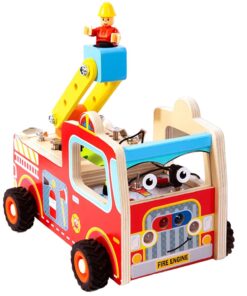 Alternative view of Masinuta din lemn, Busy Board cu sunete si lumini, 3 ani +