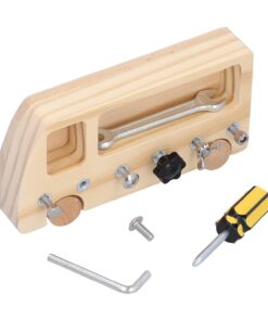 Alternative view of Mini Busy Board cu activitati, Insurubeaza si desurubeaza, 4 ani +