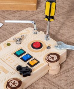 Alternative view of Mini Busy Board cu activitati insurubeaza si desurubeaza si Electricitatea, 3 ani +