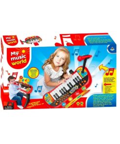 Alternative view of Orga muzicala pentru copii cu microfon si scaunel, 3 ani+