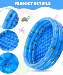 Alternative view of Piscina gonflabila cu podea moale 100 x 35 cm, Albastru