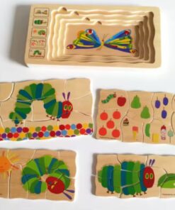 Alternative view of Puzzle Stratificat, Ciclul de viata, Fluture