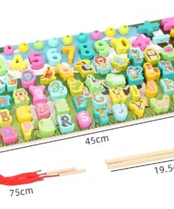 Alternative view of Puzzle cu imagine de asociere, joc logaritmic, 8 in 1 activitati, 3 ani