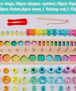 Alternative view of Puzzle, joc logaritmic, 5 in 1 activitati, 3 ani