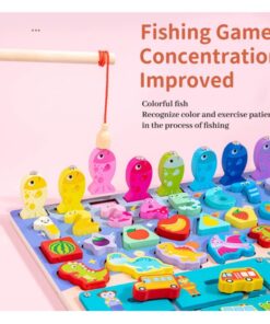 Alternative view of Puzzle, joc logaritmic montessori, 8 in 1 activitati, 3 ani