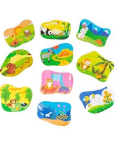 Alternative view of Set 10 Puzzle-uri din 2 piese, Hrana animalelor