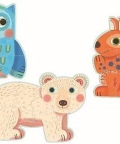 Alternative view of Set 3 puzzle mari, 9-12-16 piese, Animale