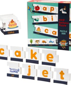 Set Puzzle duo de asociere, Litere, 52 piese