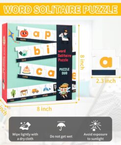 Alternative view of Set Puzzle duo de asociere, Litere, 52 piese