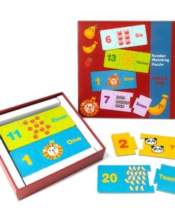 Alternative view of Set Puzzle duo de asociere, Numere, 60 piese