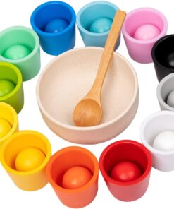 Set ceramic, joc de sortare, de tip Montessori, 3 ani+