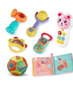 Alternative view of Set cu 6 jucarii interactive si senzoriale pentru bebelusi, 0 luni+