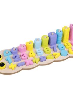 Alternative view of Sortator forme geometrice, puzzle, 3 in 1 activitati, 3 ani