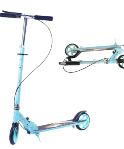 Trotinetă 2 roți,pliabila, cu ghidon reglabil din aluminiu, 4 ani+, sustine 100 kg