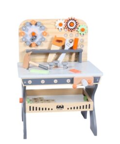 Banc de lucru cu unelte, pentru copii, 53 cm, 3 ani