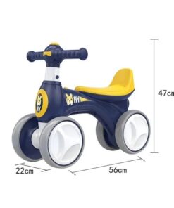 Alternative view of Bicicleta fara pedale cu 4 roti cu lumini, sunete, Baloane de sapun, 1-3 ani