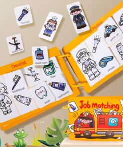 Alternative view of Carte cu stickere reutilizabile, Busy Book, Meserii, 3 ani+