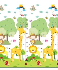 Alternative view of Covor pliabil de joaca, termoizolant cu doua fete 200 x 180 cm, ZOO si Orasel