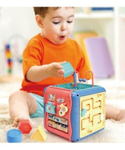 Alternative view of Cub educativ interactiv 8 în 1 cu activități senzoriale și jocuri de învățare, 1 an+
