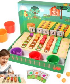 Alternative view of Joc de tip Montessori, Gradina mea de fructe si legume, 3 ani