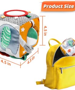 Alternative view of Jucarie educativa si senzoriala bebe, Cub textil cu activitati, 6 luni+