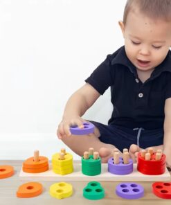 Jucărie educativă, sortator de forme geometrice, 3 ani